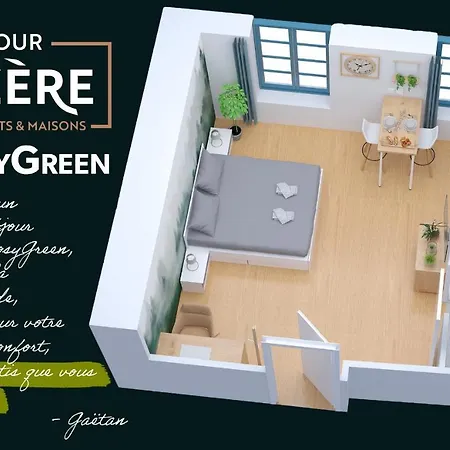 Apartament Le Cosygreen - Central/netflix/wifi Fibre - Sejour Lozere