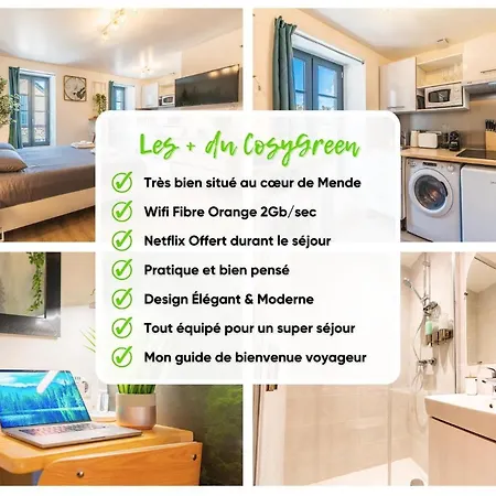 Le Cosygreen - Central/netflix/wifi Fibre - Sejour Lozere *
